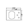OLYMPUS LOCK - 720-PL3 - Cam Lock Stabilizer Plate