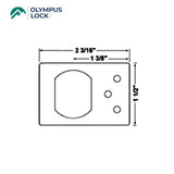 OLYMPUS LOCK - 720-PL3 - Cam Lock Stabilizer Plate