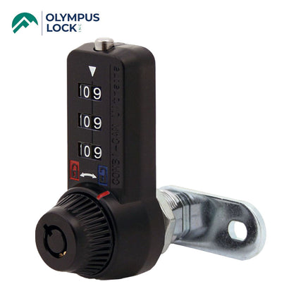 OLYMPUS LOCK - 7440 Combi-Cam Ultra Series - 3-Dial Dual Access Combination Cam Lock