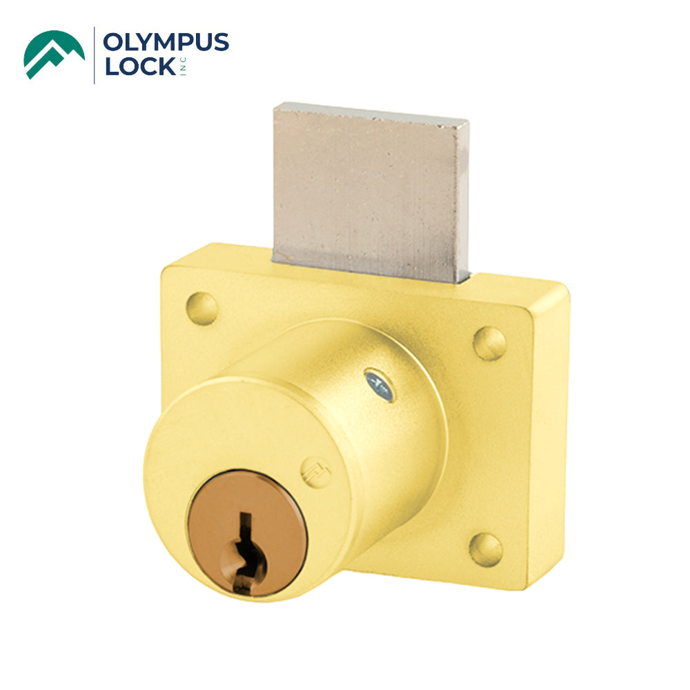 OLYMPUS LOCK - 800S - Cabinet Deadbolt Drawer Lock - Schlage C Keyway