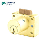 OLYMPUS LOCK - 850S - Deadlatching Drawer Lock - Schlage C Keyway - S Series - Optional Cylinder length - Optional Keying - Optional Color