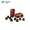 OLYMPUS LOCK - HIT-25 - Cabinet Lock Drill Guide - Adjustable Drill Bushing Sizes
