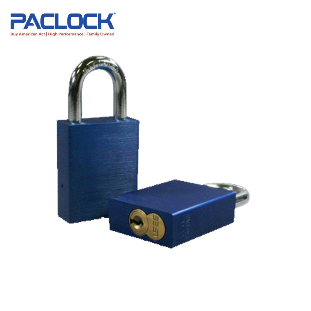 PACLOCK Medium-Duty Aluminum Padlock with 3/4 Inch Shackle Spread 100A