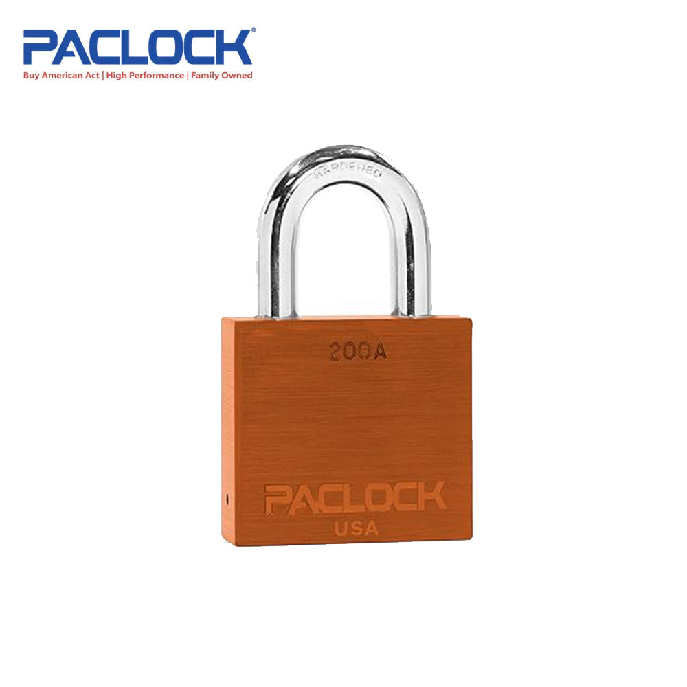 PACLOCK Heavy-Duty Aluminum Padlock with 3/4 Inch Shackle Spread and P