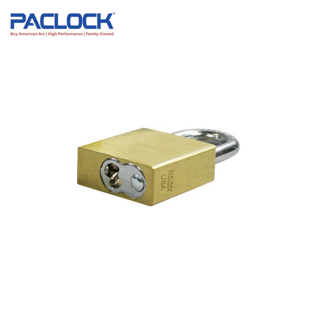 PACLOCK Heavy-Duty Brass Padlock with 3/4″ Shackle Spread “250-IC” Ser