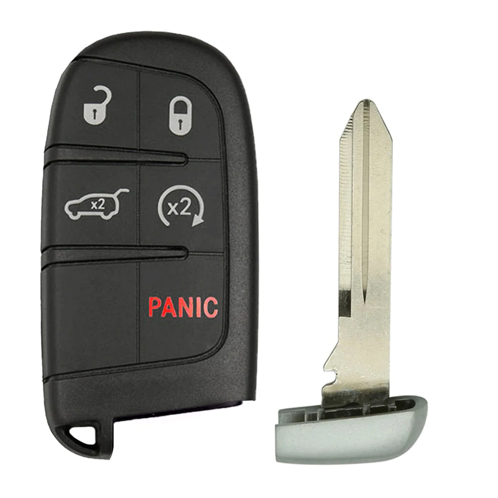 thumbnail interactive-video image 1 of Extra-Partss Keyless Entry Remote Key Fob For 2009-2013 Dodge Durango – M3N5WY783X Compatible, Self-Programmable 1 of 3
