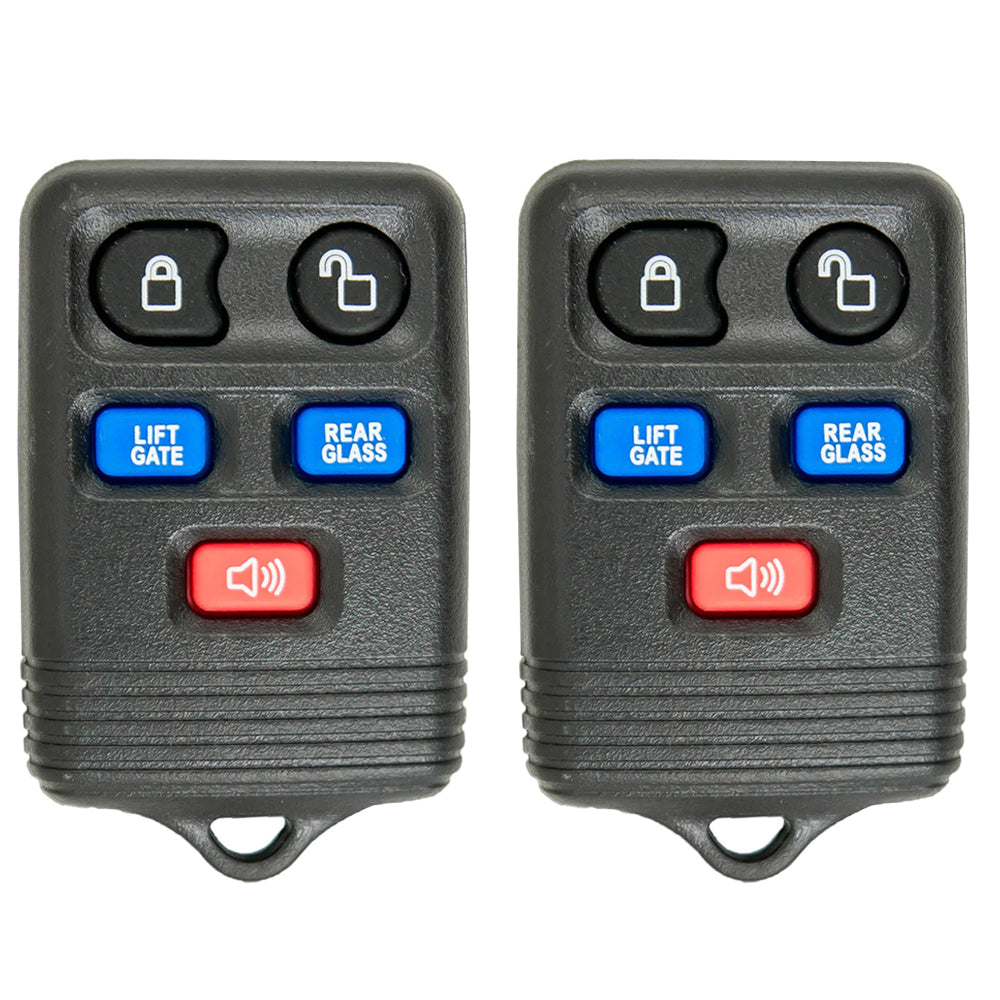 2003 - 2007 Ford Lincoln Keyless Entry 5B Fob FCC# CWTWB1U551 (2 Pack)