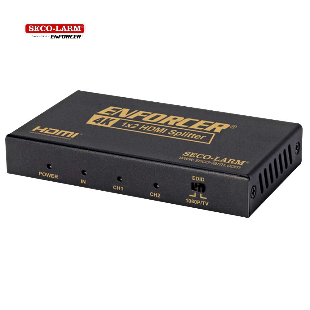 SECO-LARM MVD-AH12-01Q 4K HDMI Splitter with 2 HDMI Outputs