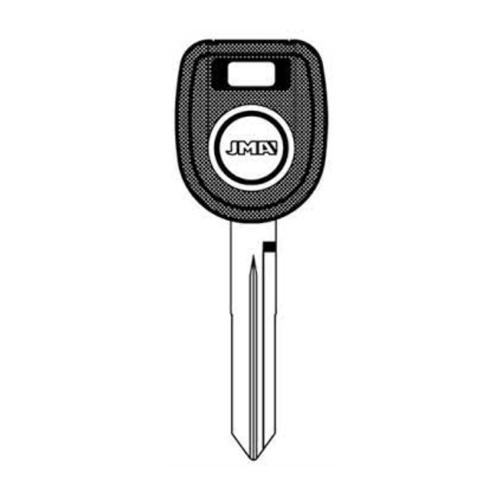 2001 - 2006 Mitsubishi Transponder Key - 4D61 Chip Letter N - MIT6 - MIT13-PT(N) - JMA TP26MIT-18.P