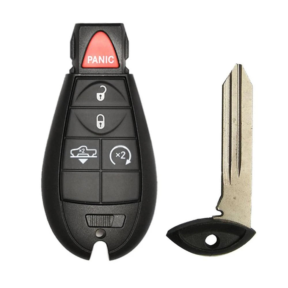 Ram Rho Keys 2014 RAM 1500 Fobik Key 5B FCC# GQ4-53T - Aftermarket