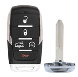 2022 RAM 1500 Smart Key 5B FCC# OHT-4882056 - Silver Sides - Aftermarket